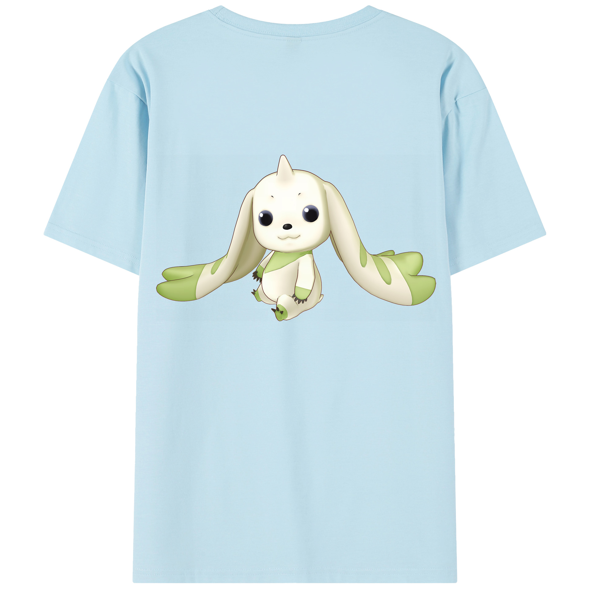 （画像用） Digimon デジタルモンスター/デジモン 綿100％半袖Tシャツ（背面プリント）